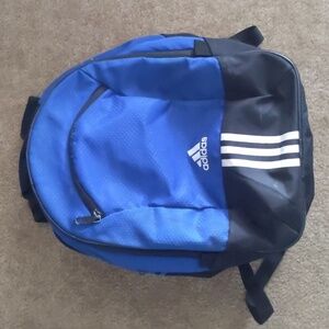 Adidas backpack blue and black